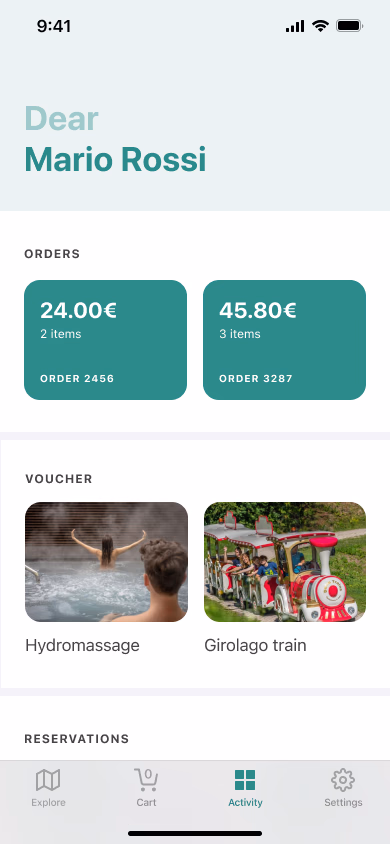 activity screen